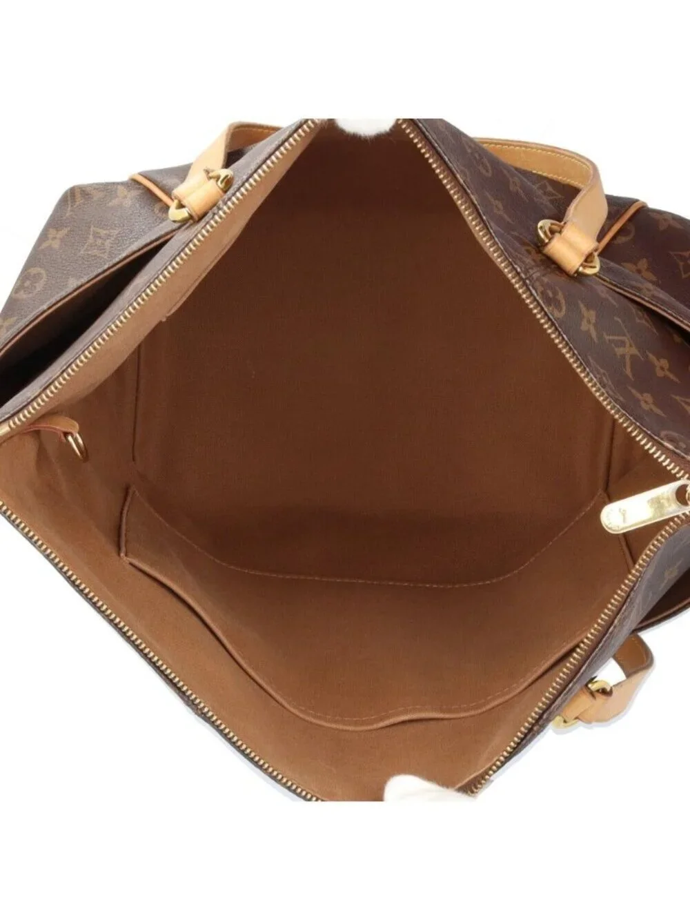 Louis Vuitton Totally MM Monogram Shoulder Bag Canvas Brown
